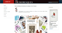 Desktop Screenshot of humoresques.fr