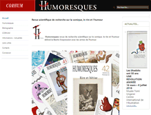 Tablet Screenshot of humoresques.fr